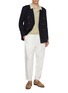 Figure View - Click To Enlarge - J∞QUALITY - Double Breasted Wool Blazer