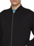  - J∞QUALITY - MA-1 Zip Up Cashmere Silk Flight Jacket