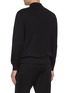 Back View - Click To Enlarge - J∞QUALITY - MA-1 Zip Up Cashmere Silk Flight Jacket