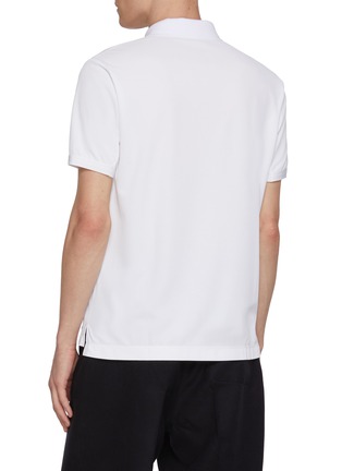 Back View - Click To Enlarge - J∞QUALITY - Washi Half Button Polo Shirt