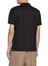 Back View - Click To Enlarge - J∞QUALITY - Washi Half Button Polo Shirt