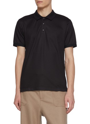Main View - Click To Enlarge - J∞QUALITY - Washi Half Button Polo Shirt