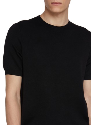  - J∞QUALITY - Crewneck Cashmere Silk Knit Sweater