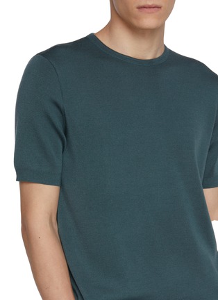  - J∞QUALITY - Crewneck Cashmere Silk Knit Sweater