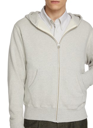  - J∞QUALITY - Hooded Zip Up Cotton Sweatshirt