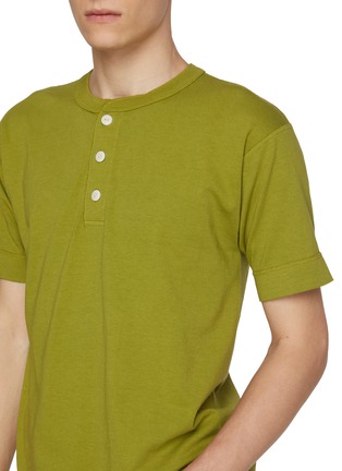  - J∞QUALITY - Henry Neck Cotton T-Shirt