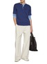 Figure View - Click To Enlarge - J∞QUALITY - Henry Neck Cotton T-Shirt