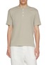 Main View - Click To Enlarge - J∞QUALITY - Henry Neck Cotton T-Shirt