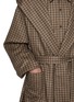  - J∞QUALITY - Hooded Check Bathrobe Coat