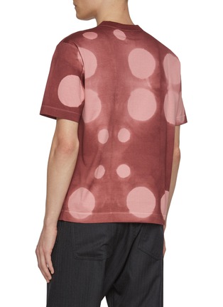 Back View - Click To Enlarge - J∞QUALITY - Circle Dyed Cotton T-Shirt