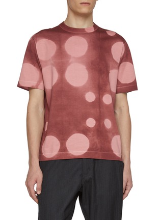 Main View - Click To Enlarge - J∞QUALITY - Circle Dyed Cotton T-Shirt