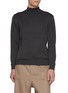 Main View - Click To Enlarge - J∞QUALITY - Turtleneck Cashmere Silk Knit Sweater