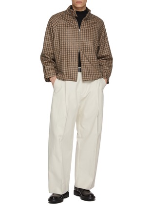 Figure View - Click To Enlarge - J∞QUALITY - Mock Neck Cashmere Silk Top