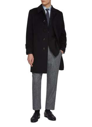 Figure View - Click To Enlarge - J∞QUALITY - Single Breasted Balmacaan Coat