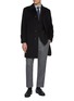 Figure View - Click To Enlarge - J∞QUALITY - Single Breasted Balmacaan Coat