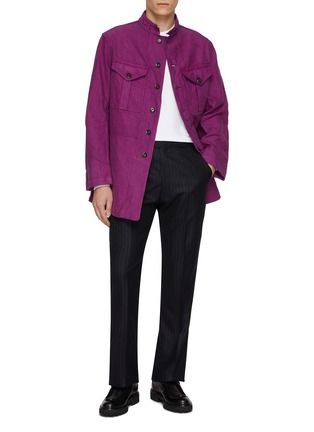 Figure View - Click To Enlarge - J∞QUALITY - Striped Flared Leg Pants