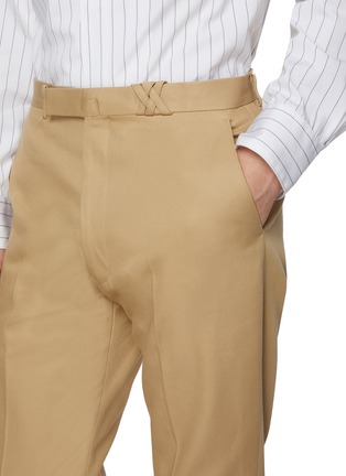  - J∞QUALITY - Flared Leg Twill Cotton Pants