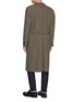 Back View - Click To Enlarge - J∞QUALITY - Double Breasted Check Wool Coat