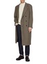 Figure View - Click To Enlarge - J∞QUALITY - Double Breasted Check Wool Coat
