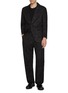 Figure View - Click To Enlarge - J∞QUALITY - Elasticated Jacquard Pants