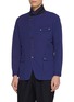 Detail View - Click To Enlarge - J∞QUALITY - Convertible Collar Flap Pocket Jacket