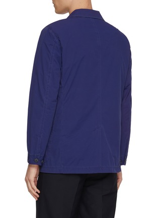 Back View - Click To Enlarge - J∞QUALITY - Convertible Collar Flap Pocket Jacket