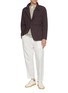 Figure View - Click To Enlarge - J∞QUALITY - Convertible Collar Flap Pocket Jacket