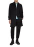 Figure View - Click To Enlarge - J∞QUALITY - Elasticated Centre Press Cashmere Silk Jogger Pants