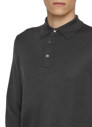  - J∞QUALITY - Cashmere Silk Polo Shirt