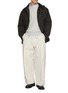 Figure View - Click To Enlarge - J∞QUALITY - Crewneck Cotton Jersey Fleece Sweatshirt