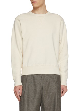 Main View - Click To Enlarge - J∞QUALITY - Crewneck Cotton Jersey Fleece Sweatshirt