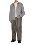 Figure View - Click To Enlarge - J∞QUALITY - Crewneck Cotton Jersey Fleece Sweatshirt