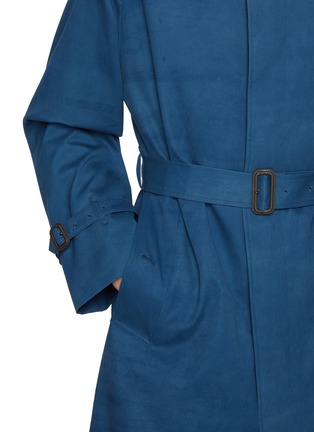  - J∞QUALITY - Belted Cotton Balmacaan Coat