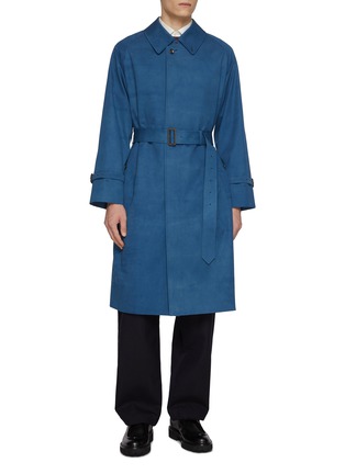 Main View - Click To Enlarge - J∞QUALITY - Belted Cotton Balmacaan Coat
