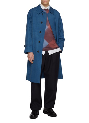 Figure View - Click To Enlarge - J∞QUALITY - Belted Cotton Balmacaan Coat