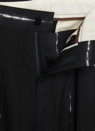  - J∞QUALITY - Straight Leg Shibori Dyed Wool Pants