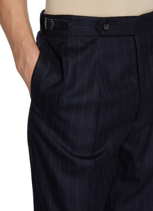  - J∞QUALITY - Striped Wool Flannel Pants