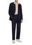 Figure View - Click To Enlarge - J∞QUALITY - Striped Wool Flannel Pants