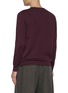 Back View - Click To Enlarge - J∞QUALITY - Long Sleeve Crewneck Cashmere Silk Knit Top