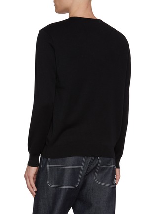 Back View - Click To Enlarge - J∞QUALITY - Crewneck Cashmere Silk Knit Sweater