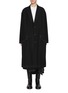 Main View - Click To Enlarge - Y'S - Tailored Contrast Stitch Wool Coat