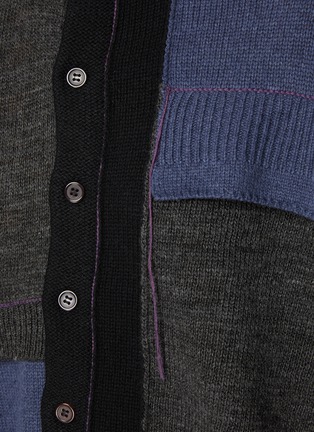  - Y'S - Patchwork Wool Cardigan