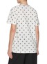 Back View - Click To Enlarge - Y'S - Polka Dot Short Sleeve Cotton T-Shirt