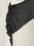  - Y'S - Gathered Draped Front Wool Top