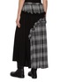Back View - Click To Enlarge - Y'S - Asymmetrical Gathered Chequered Skirt