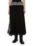 Main View - Click To Enlarge - Y'S - Asymmetrical Gathered Chequered Skirt