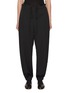 Main View - Click To Enlarge - Y'S - Elasticated Waist Hem Wool Pants