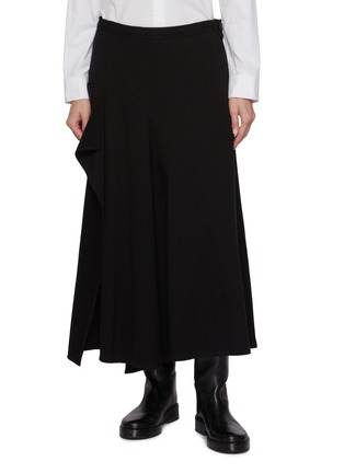 Main View - Click To Enlarge - Y'S - Asymmetrical Gusset Jersey Skirt