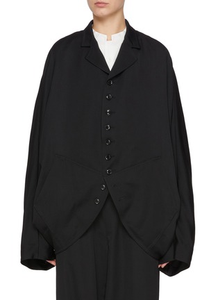 Main View - Click To Enlarge - Y'S - Tailored Dolman Sleeve Wool Jacket