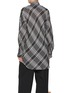 Back View - Click To Enlarge - Y'S - Shoulder Loop Check Shirt